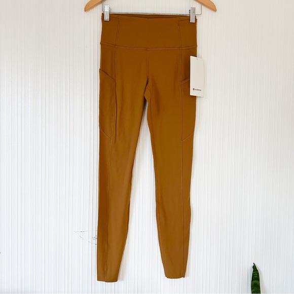 NEW! Lululemon Fast and Free 28” Butternut Brown High Rise Tight/ Leggings. - Picture 6 of 9